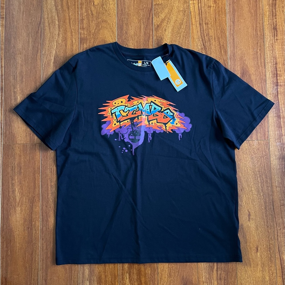 Black Timberland T-shirt